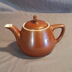 Vintage 1960s S.P.M. Walkure Bayreuth Bavaria Brown Ceramic Teapot 604
